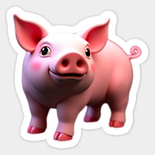 Baby Pig Sticker