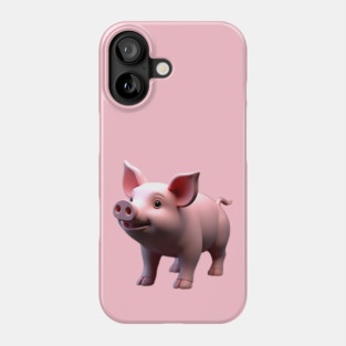 Pink Baby Pig Phone Case