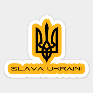 Slava Ukraini Sticker
