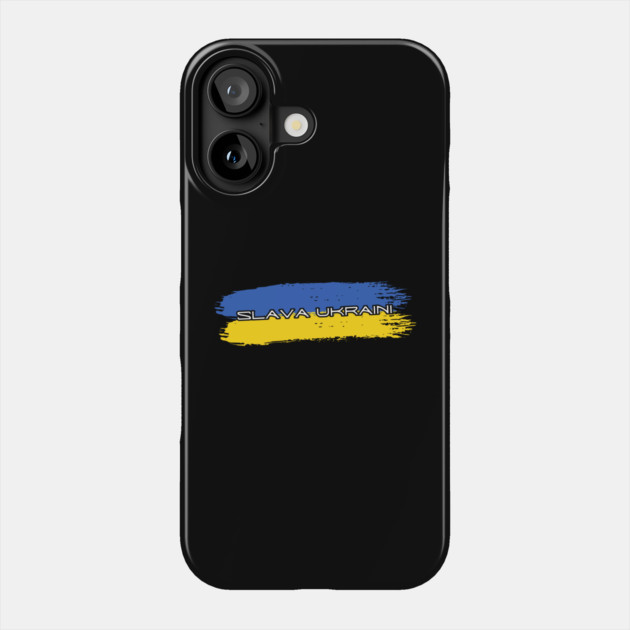 Slava Ukraini Phone Case by Creatifly Graphic Tees