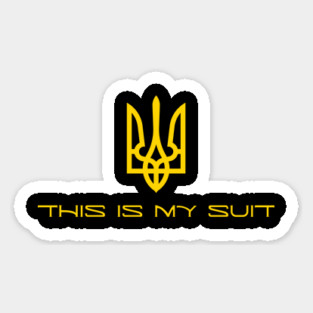 This Is My Suit Sticker