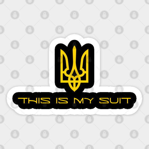 This Is My Suit Sticker by Creatifly Graphic Tees