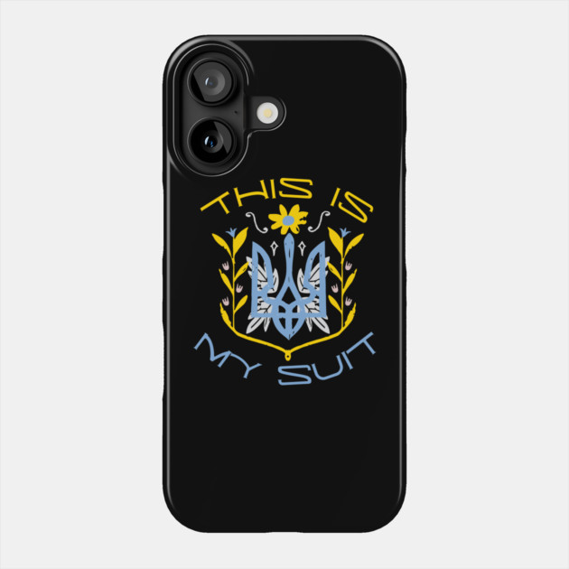 This is my suit Phone Case by Creatifly Graphic Tees