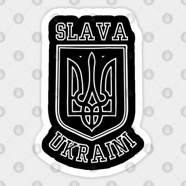 Slava Ukraini - Zelensky Sticker by Creatifly Graphic Tees