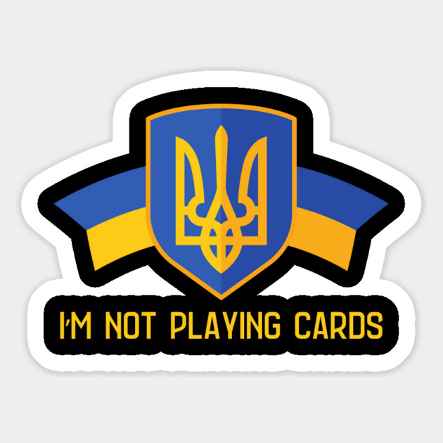 I'm Not Playing Cards Magnet by Creatifly Graphic Tees