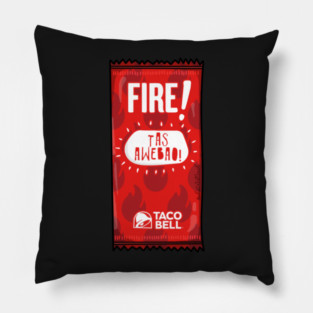 Fire Sauce Spicy Taco Bell Pillow