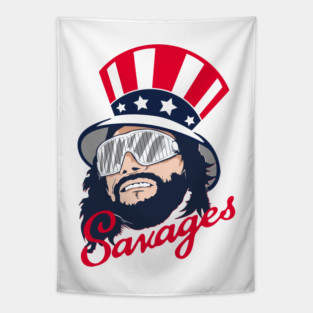 Macho Man Yankee Savage Tapestry
