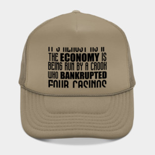 Bad Economy: Bankrupt America Hat