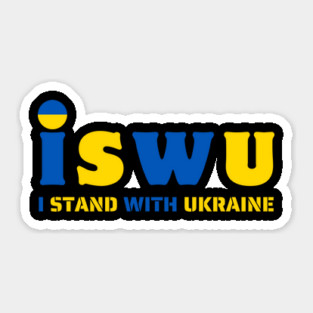 I Stand With Ukraine Sticker