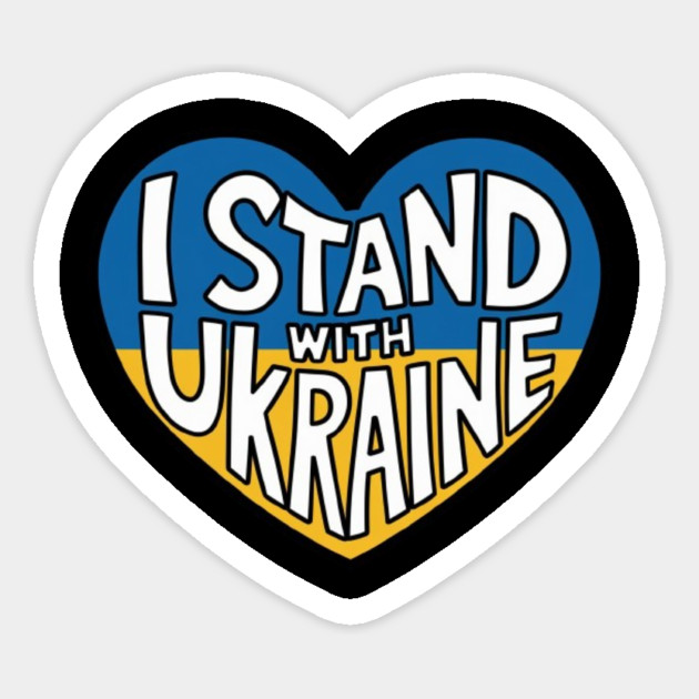 I Stand With Ukraine Magnet by Creatifly Graphic Tees