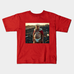 King Trump the Terrible in His Diaper Kids T-Shirt