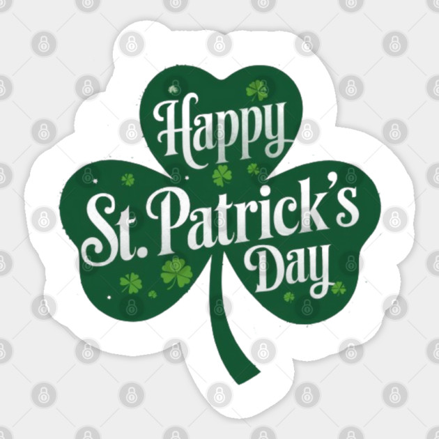 St. Patrick's Day Sticker by Creatifly Graphic Tees