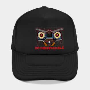 No Disassemble, Johnny 5 head design Hat