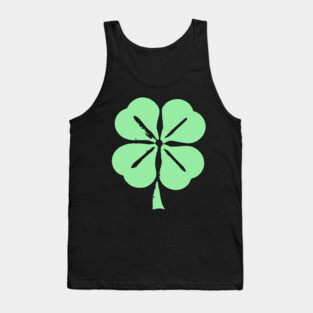 Minimalist Four Leaf Clover Tank Top