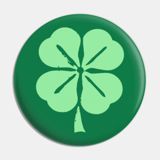 Minimalist Four Leaf Clover Pin