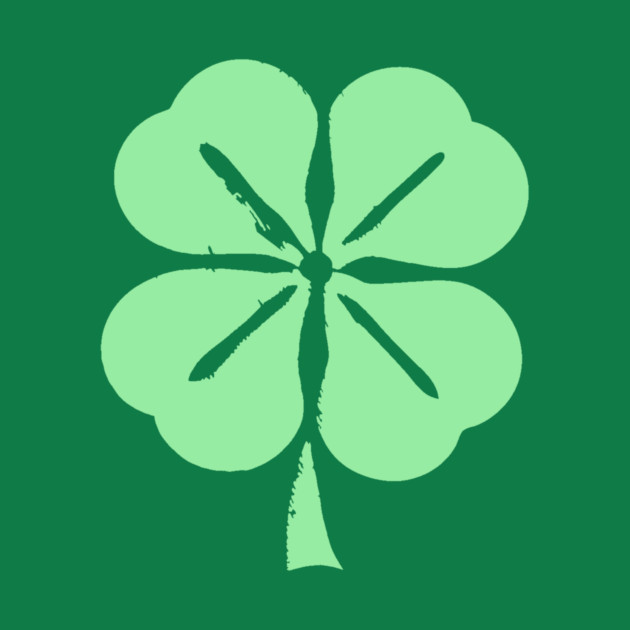 Minimalist Four Leaf Clover by DonWillisJrArt