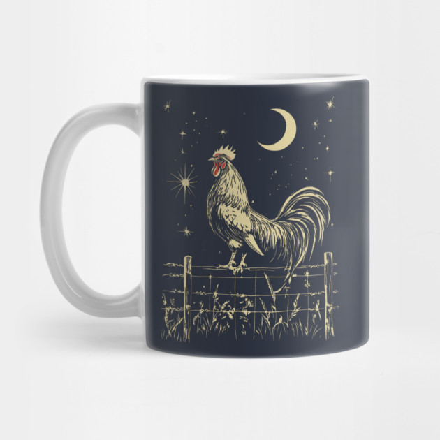 Celestial Rooster at Dawn – Mystical Sunrise Awakening by TuncGK