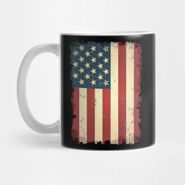 Weathered Resilience: Distressed Stars and Stripes by Steve