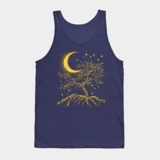 Celestial Tree of Life – Cosmic Roots and Branches of Eternity Tank Top