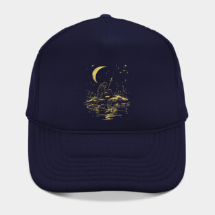 Celestial Warrior at Rest – Mystical Strength and Reflection Hat