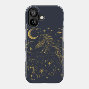Celestial Zeus Over the Stars – Mythical God of the Heavens Phone Case