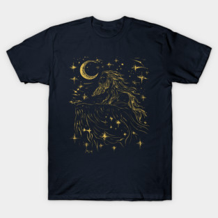 Celestial Zeus Over the Stars – Mythical God of the Heavens T-Shirt