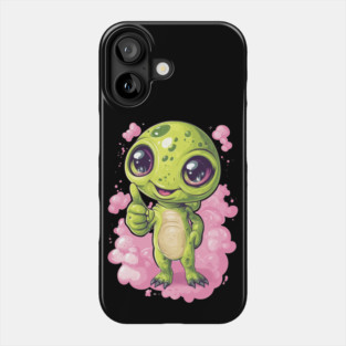 Cosmic Command: The Pointing Alien Phone Case