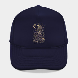 Celestial Eagle in Flight – Lunar Majesty and Freedom Hat