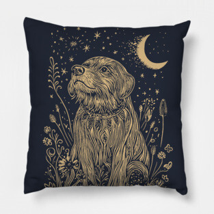 Celestial Shepherd – Guardian of the Night’s Cosmic Realm Pillow