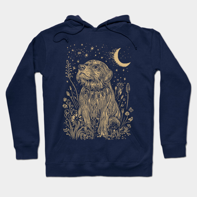 Celestial Shepherd – Guardian of the Night’s Cosmic Realm Hoodie by TuncGK