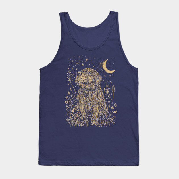 Celestial Shepherd – Guardian of the Night’s Cosmic Realm Tank Top by TuncGK