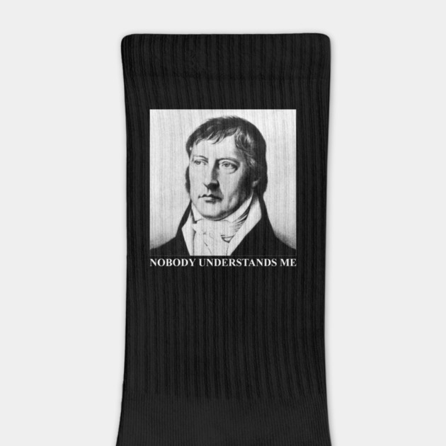 SAD HEGEL by Philosophy Shirts