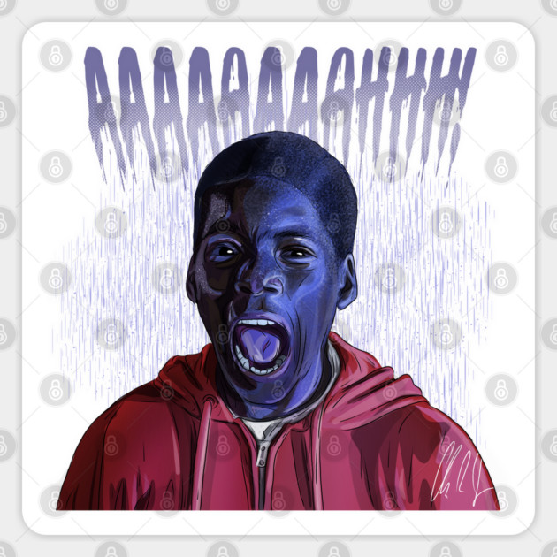 Friday the 13th Part 5: Reggie Screams Sticker by 51Deesigns