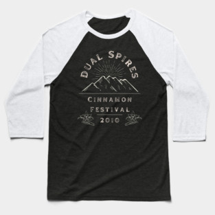 Dual Spires Cinnamon Festival Baseball T-Shirt