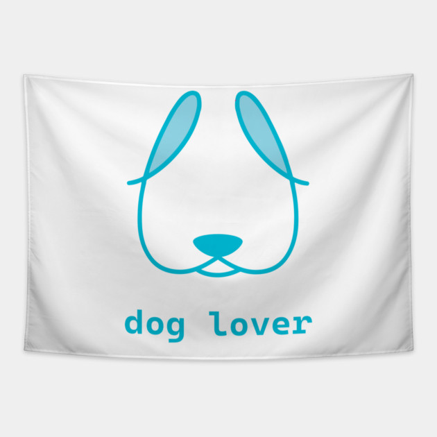 Lover of Dogs Tapestry by Laura Contarino