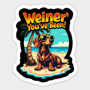 Cool Dachshund Sticker
