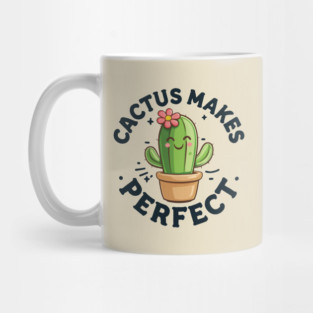 Adorable Cactus Makes Perfect Cartoon Plant Mug