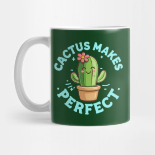 Adorable Cactus Makes Perfect Cartoon Plant Mug