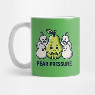Pear Pressure Silly Funny Fruit Pun Mug