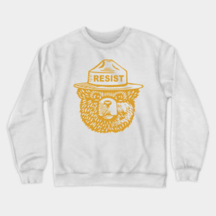 Smokey the Bear Resist , I Stand With The NPS Crewneck Sweatshirt