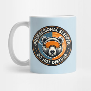 Professional Sleeper Nap Lover Hibernating Bear Mug
