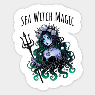 Sea Witch Magic in Tune with the Ocean Sticker