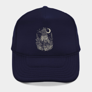 Celestial Anubis Under the Moon – Mystical Guardian of the Afterlife Hat