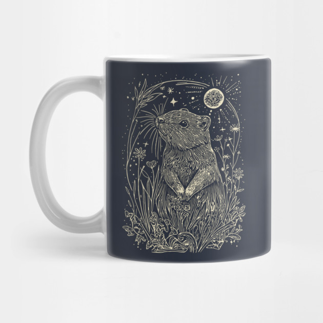 Moonlit Beaver in the Wild – Nature’s Ingenious Architect by TuncGK