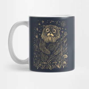 Celestial Bearded Creature – Mystical Guardian of the Forest Mug