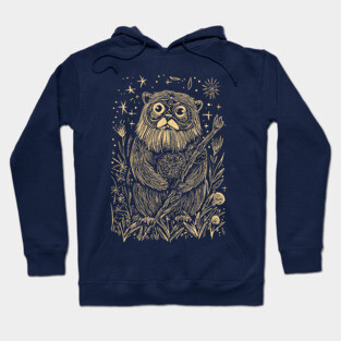 Celestial Bearded Creature – Mystical Guardian of the Forest Hoodie