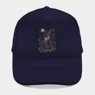 Celestial Bastet Under the Stars – Egyptian Goddess of Protection Hat