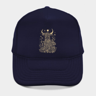 Celestial Sacred Bull – Mythical Power Under the Moon Hat