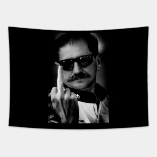 Dale Earnhardt Middle Finger Tapestry