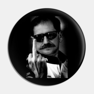 Dale Earnhardt Middle Finger Pin